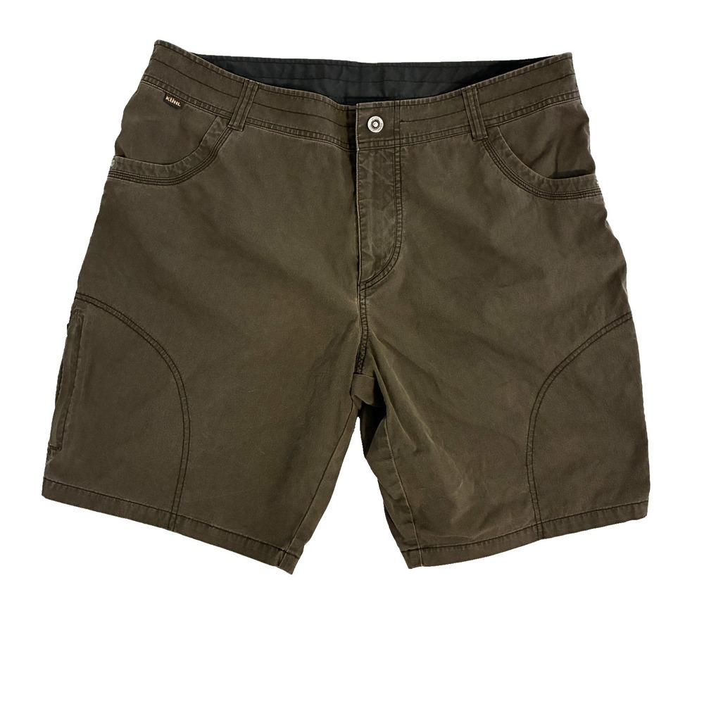 Kuhl Ramblr Cargo Shorts Mens Size 40 Patina Dye Hiking Gorpcore Outdoor Trek